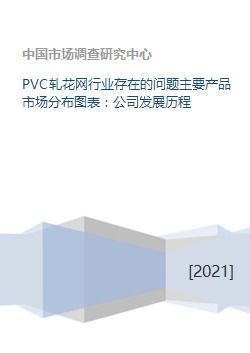 pvc轧花网行业存在的问题主要产品市场分布图表 公司发展历程